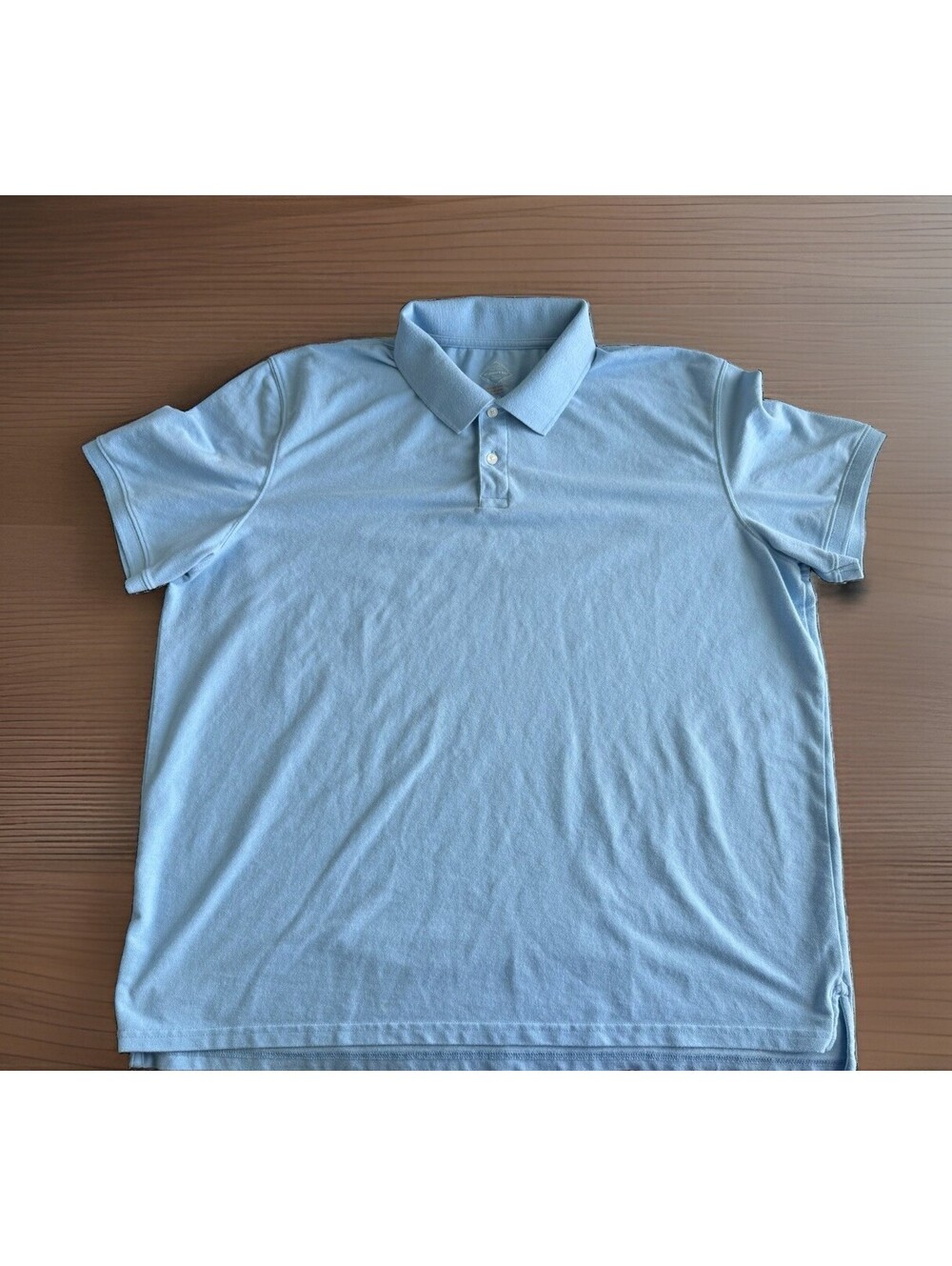 St. John's Bay Comfort Stretch Classic Fit Blue Polo Sz 2XL Soft Cotton